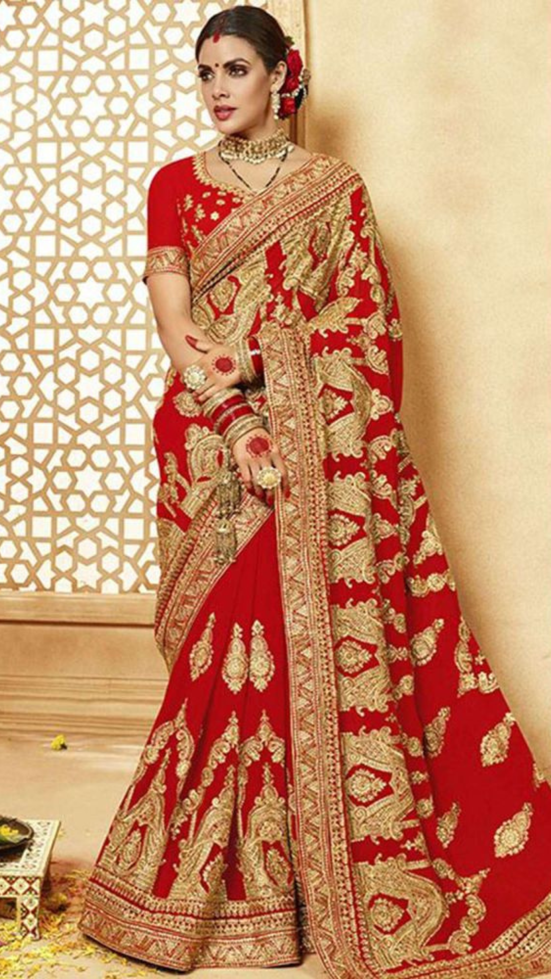 bridal saree design